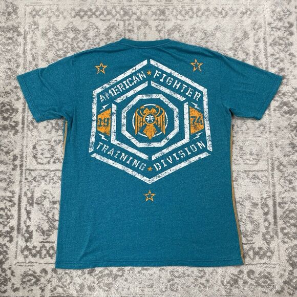 American Fighter T Shirt Short Sleeve Multicolor Athletic Shirt Size 2XL XXL - Picture 5 of 6